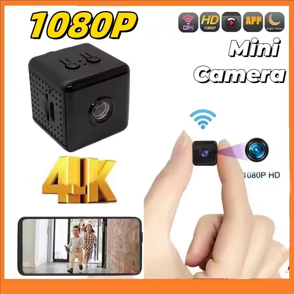 Home Security Premium - 1080p Mini Camera Home Small Wireless