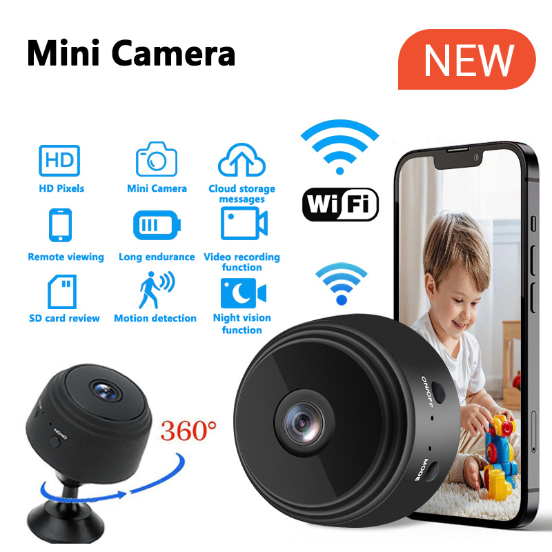 Home Security With Cameras - 1080P HD Mini WiFi Camera Baby