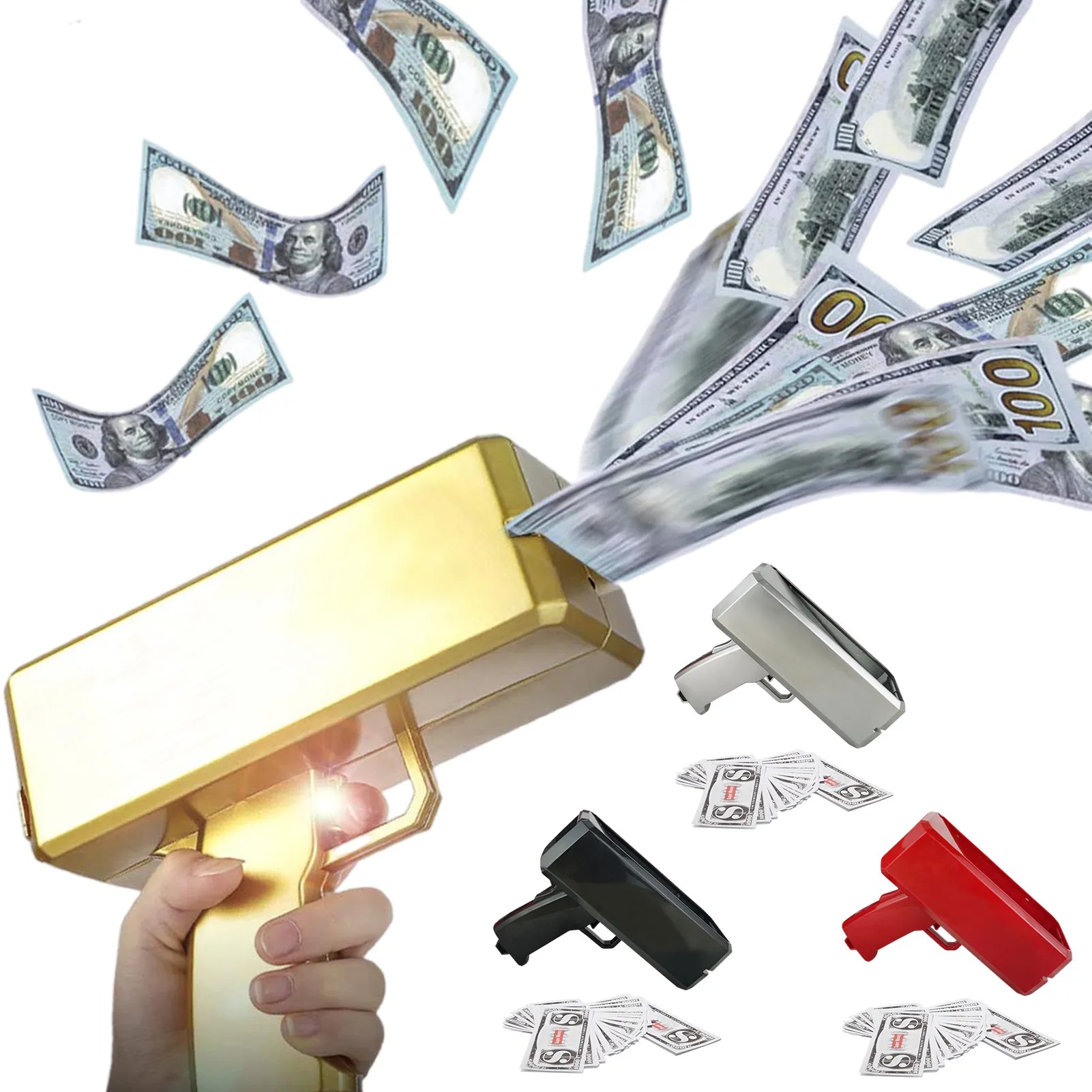 Home Security Gun - Handheld Cash Shooter for Wedding Birthday