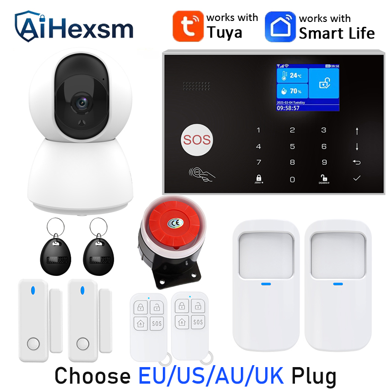 Home Zone Security Camera - WIFI Camera GSM Alarm System Support