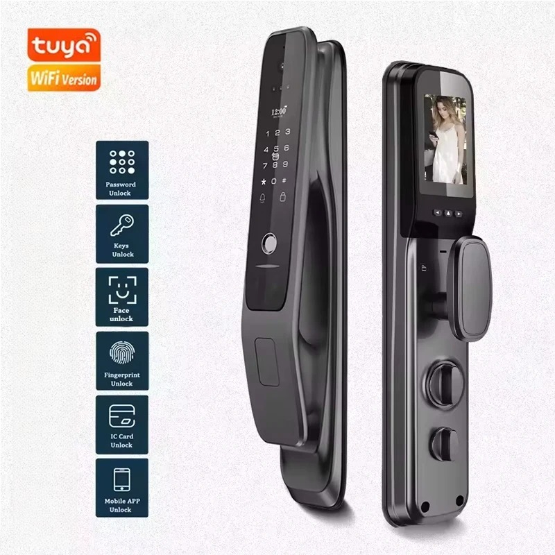HX5 Smart Door Lock 3D Face Re - Home Security With Cameras avaliação e preço