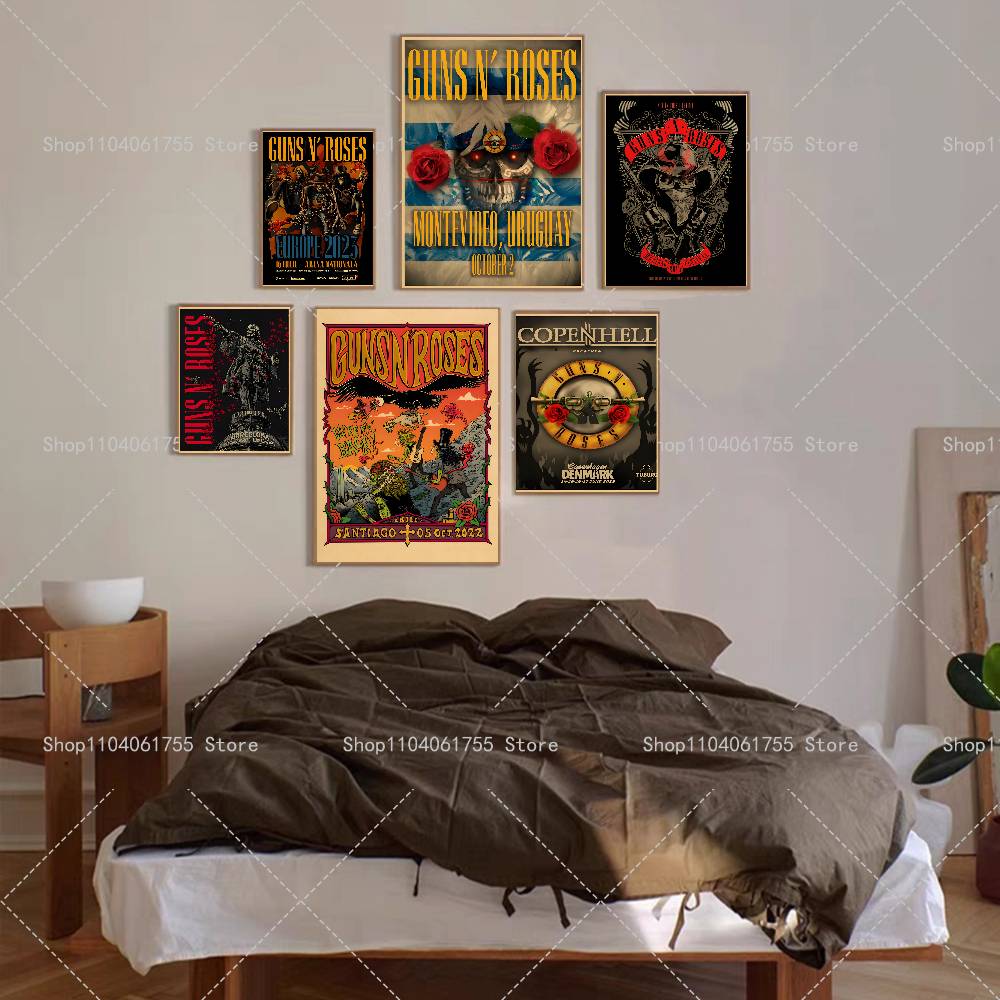 Rock Band G-Guns n R-Roses Pos - Home Security Gun avaliação e preço