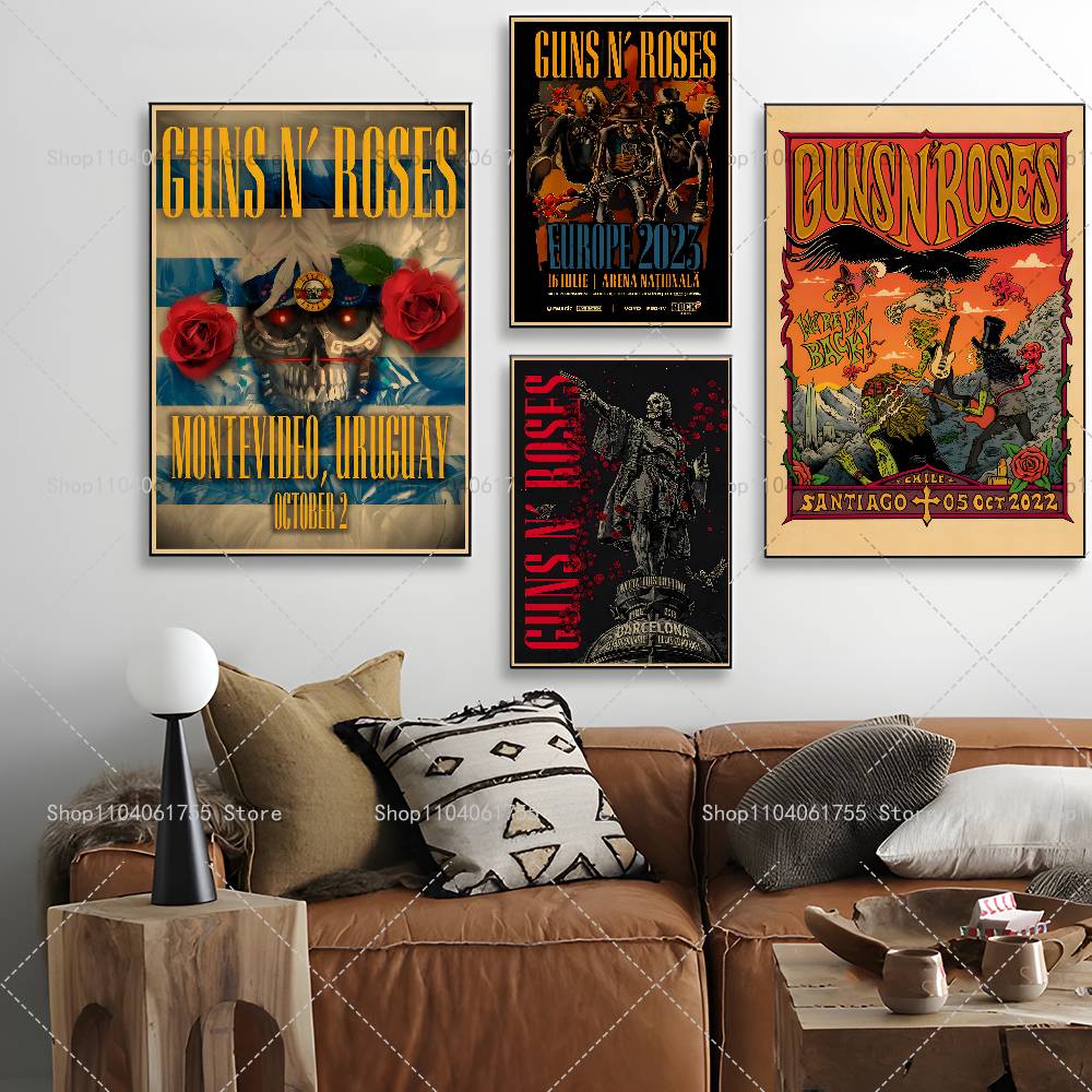 Rock Band G-Guns n R-Roses Pos - Home Security Gun avaliação e preço