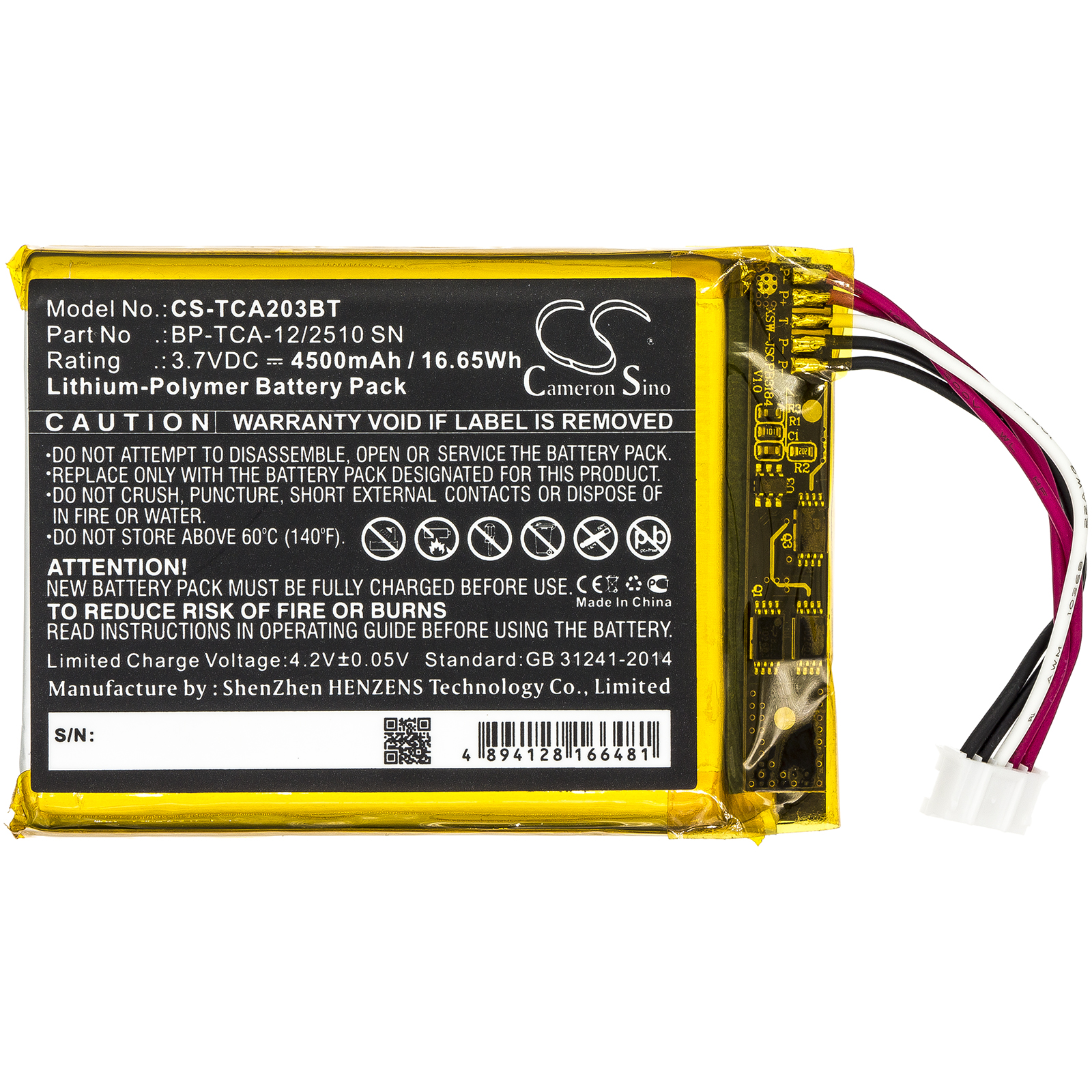3.7V 4500mAh Alarm System Batt - Home Security With Xfinity avaliação e preço