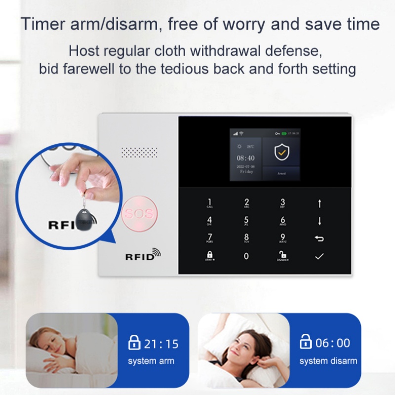 Smart Alarm System for WiFi Wi - Home Security Zones avaliação e preço