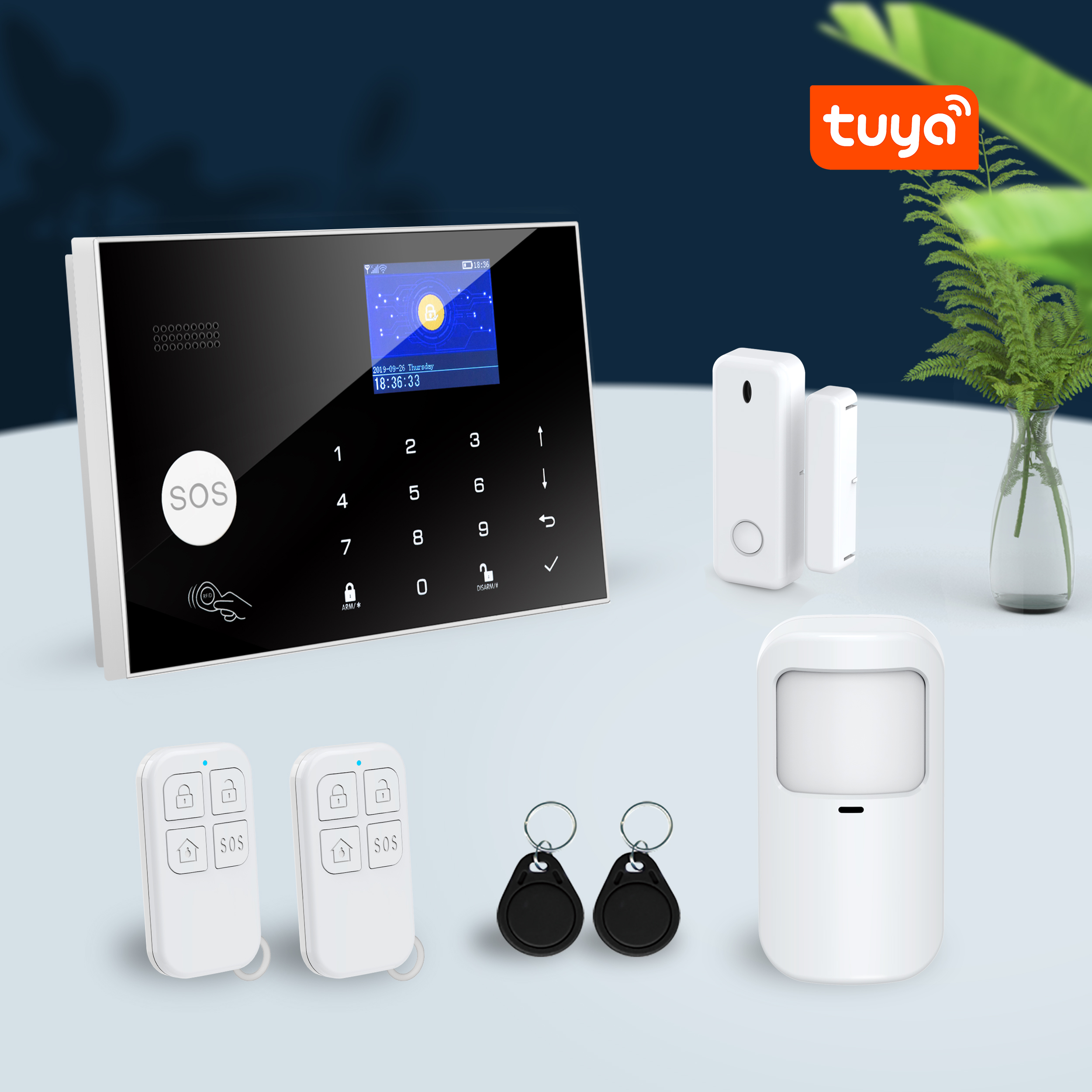 Tuya Wifi GSM 433MHz Anti-Intr - Home Security Zones avaliação e preço