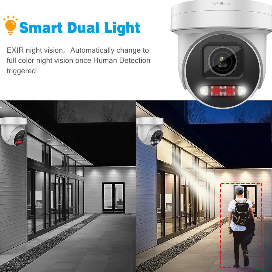 8MP ColorVu PTZ IP Camera 5X Z - Home Security Hikvision avaliação e preço