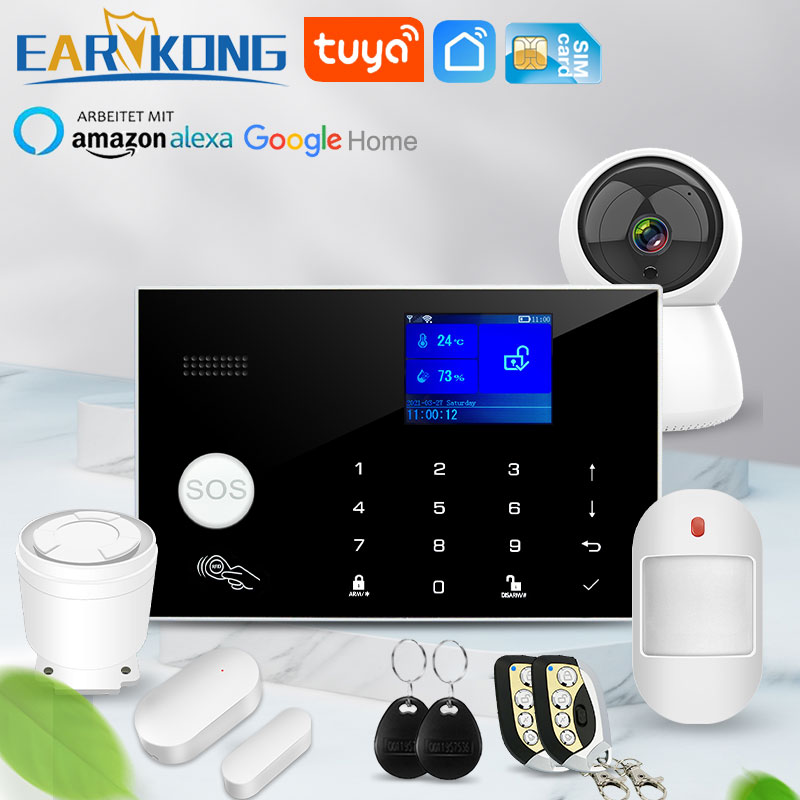 Wifi GSM Alarm System 433MHz H - Home Security Zones avaliação e preço
