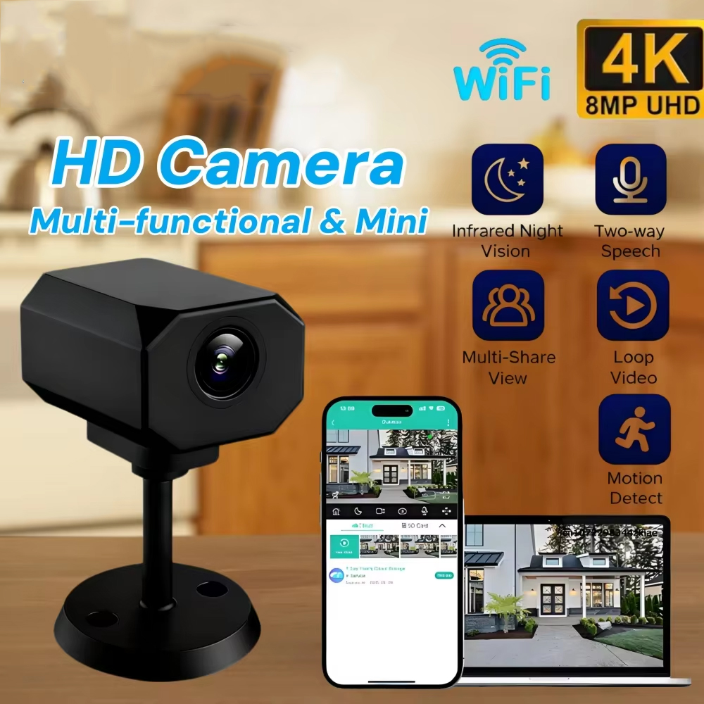 4K HD WiFi Security Camera for - Home Security With Cameras avaliação e preço