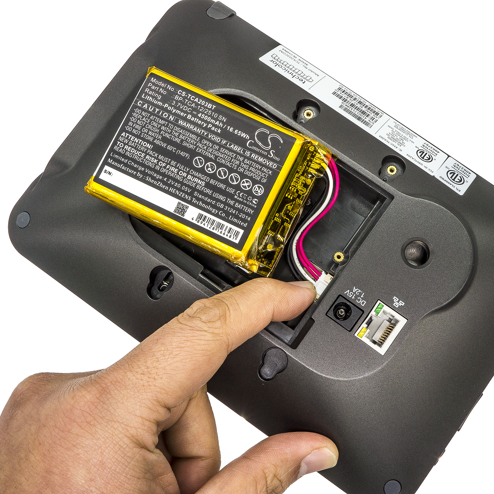 3.7V 4500mAh Alarm System Batt - Home Security With Xfinity avaliação e preço