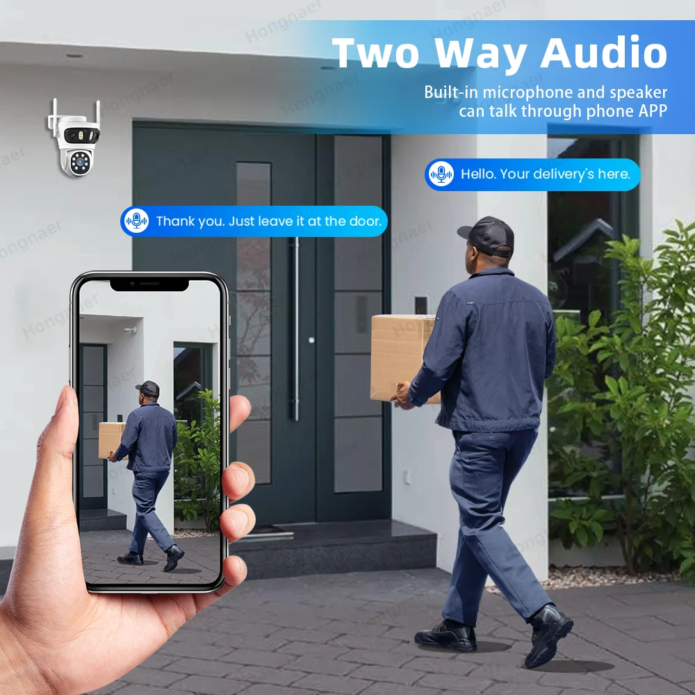 2026 Hongnaer 6MP 4CH 3 Lens 2 - Home Security With Cameras avaliação e preço