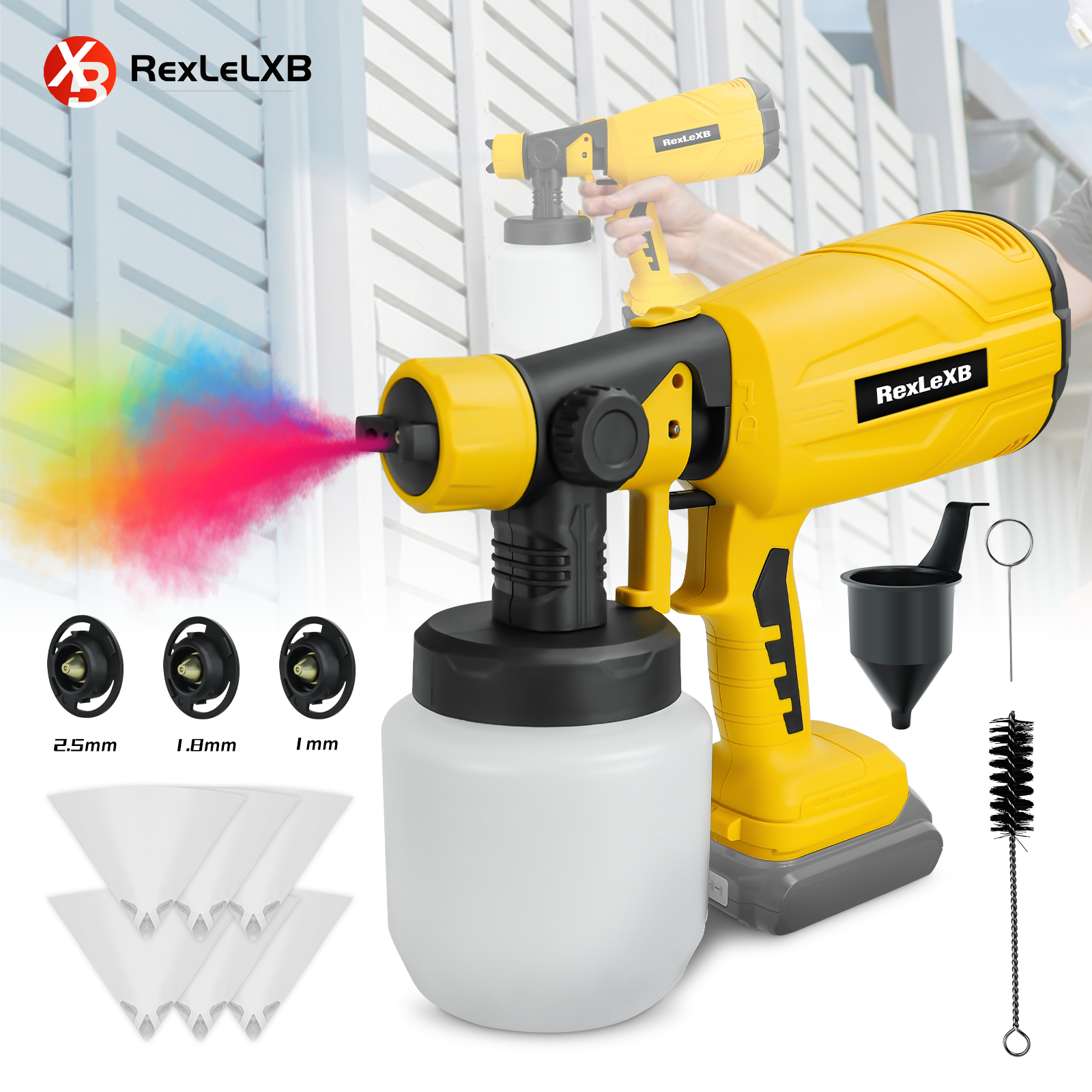 800ML Cordless Electric Spray  - Home Security Gun avaliação e preço