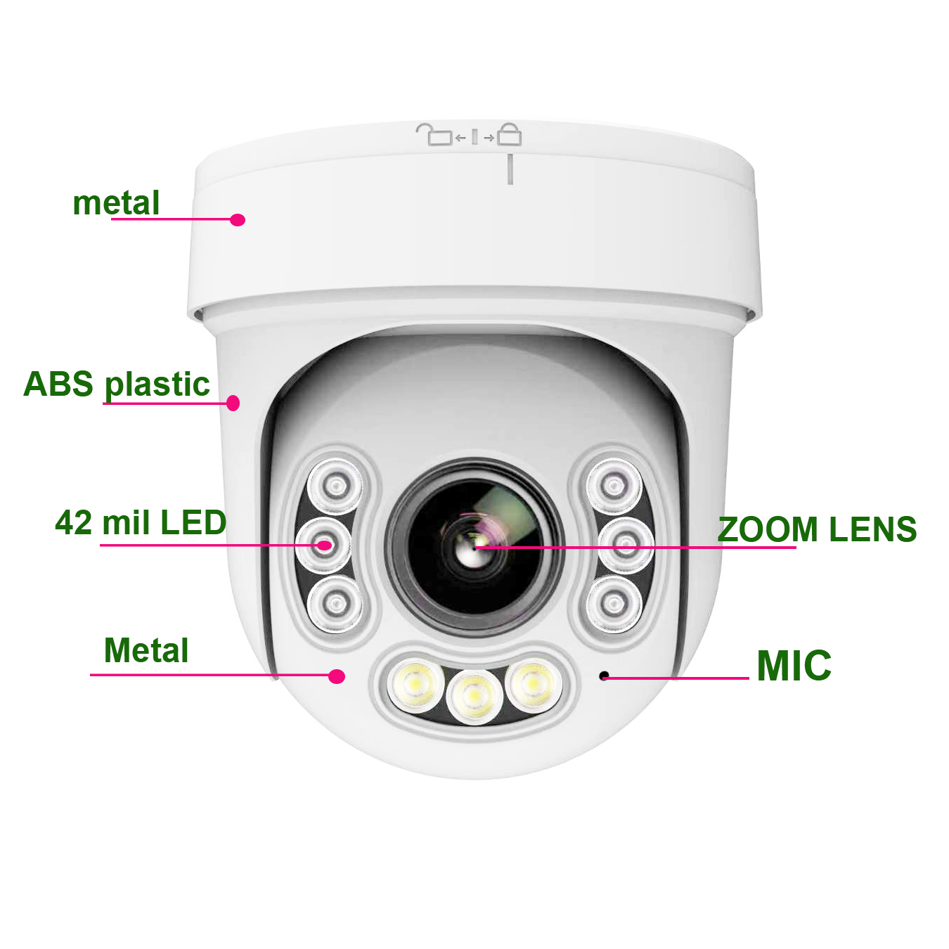 HiEasy 30X ZOOM 4K 8MP 30fps W - Home Security Hikvision avaliação e preço