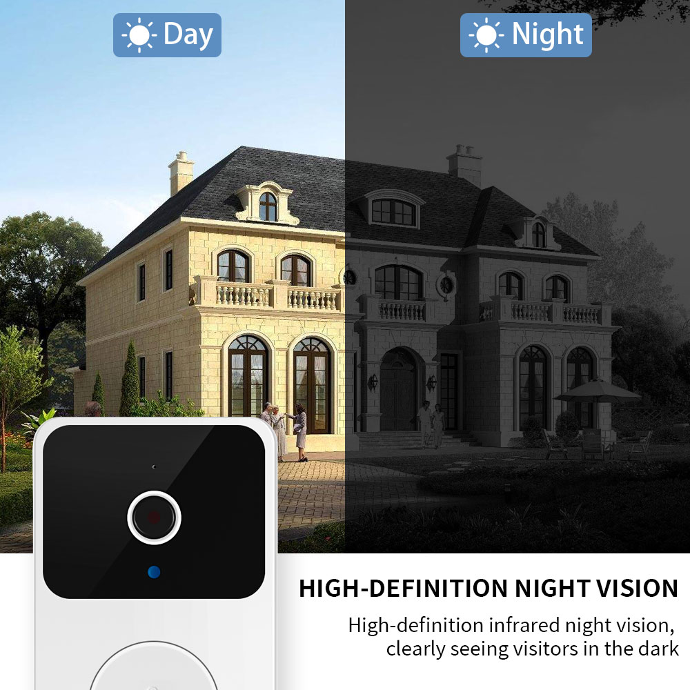 H5 Wireless Smart Video Doorbe - Home Security Premium avaliação e preço