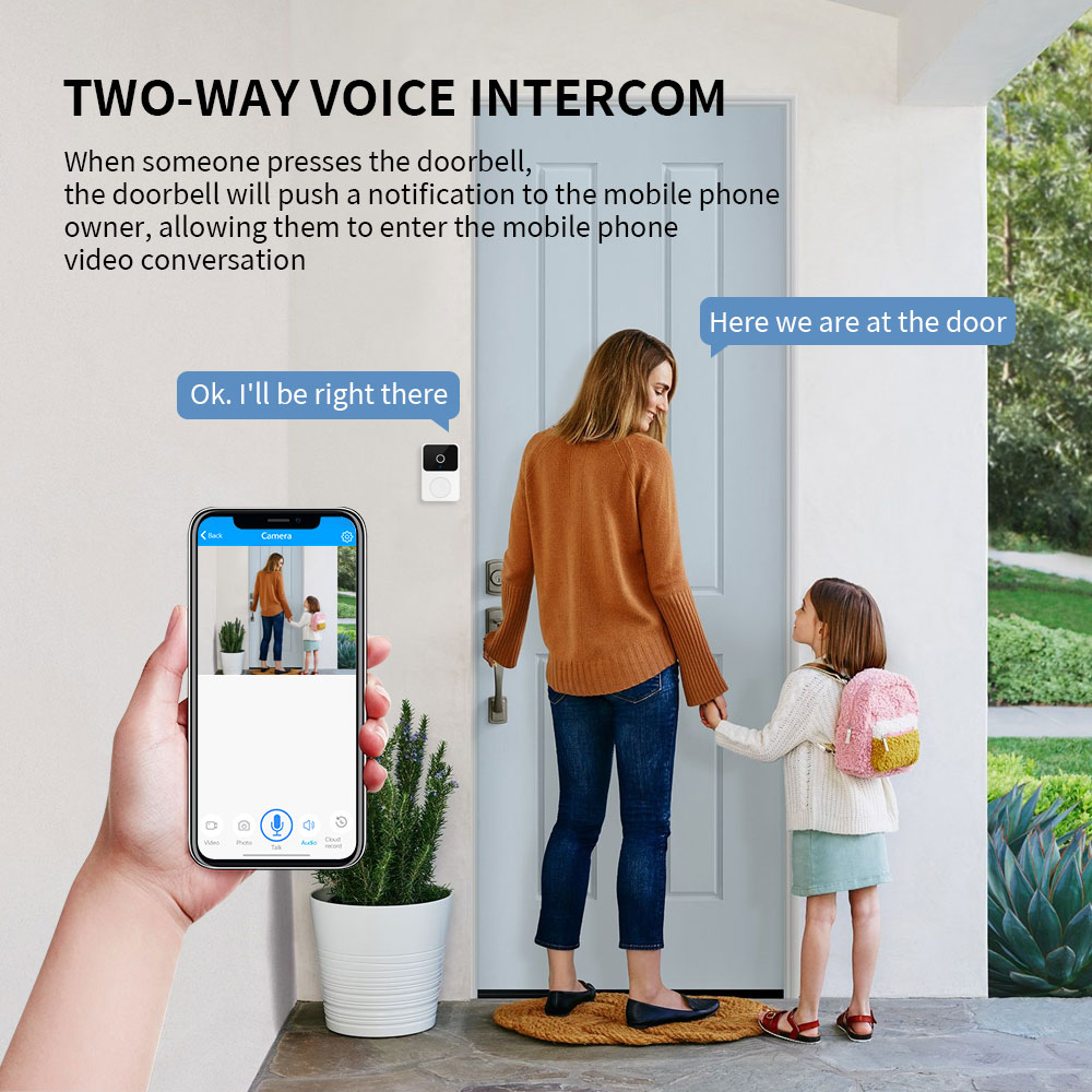 H5 Wireless Smart Video Doorbe - Home Security Premium avaliação e preço