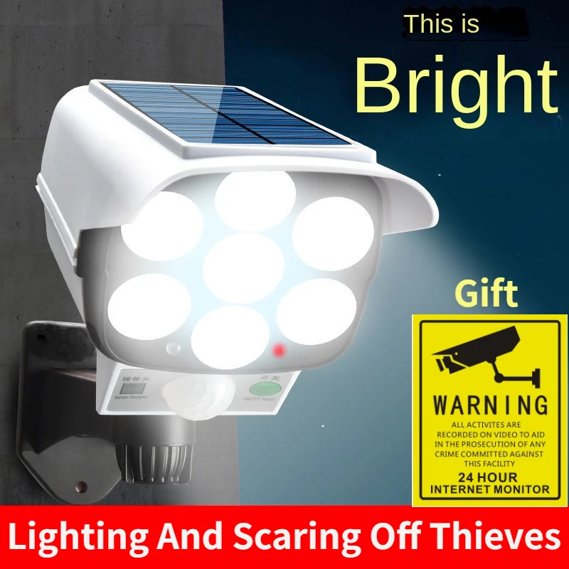 Outdoor Solar Light Motion Sen - Home Security With Cameras avaliação e preço