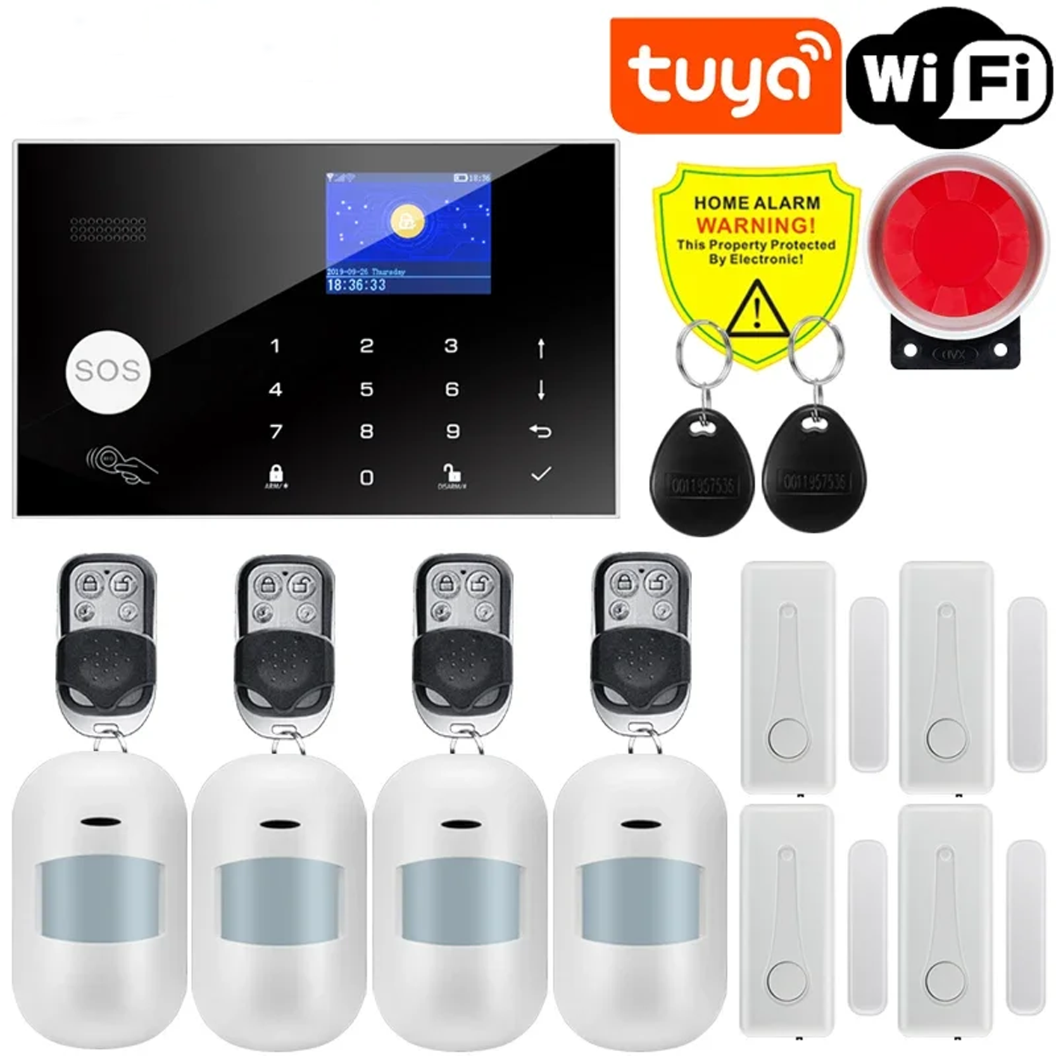 Tuya Wireless WIFI GSM Home Bu - Home Security Zones avaliação e preço