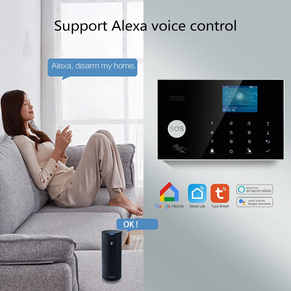 Tuya Wireless WIFI GSM Home Bu - Home Security Zones avaliação e preço