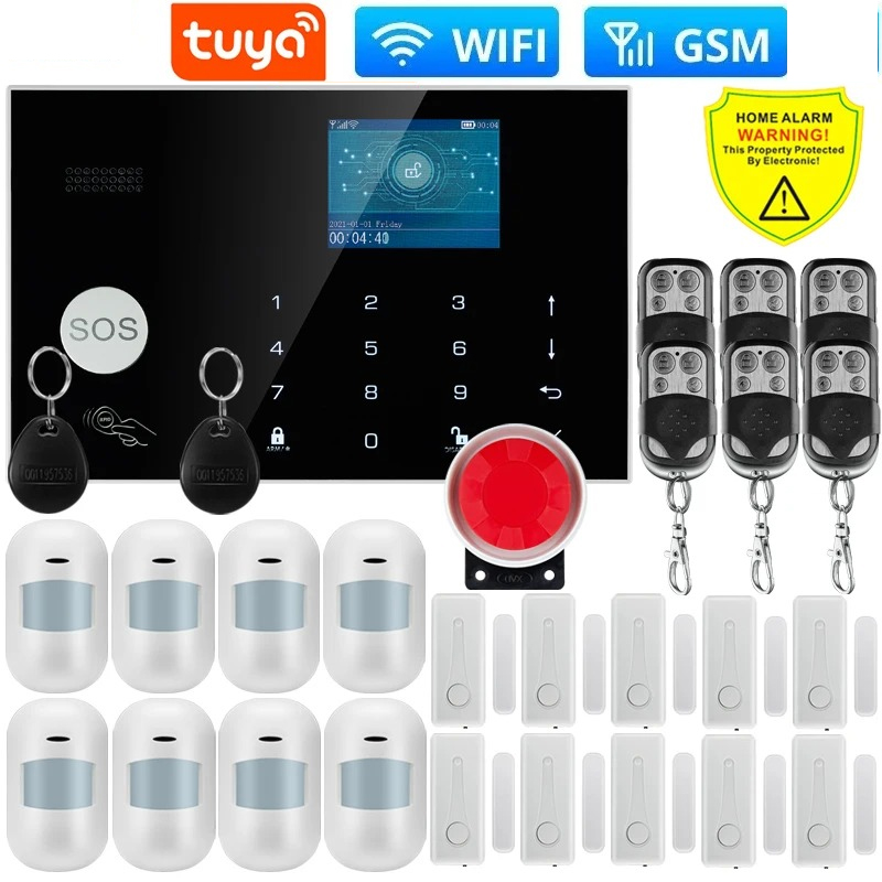 W7B Wireless Wired Alarm Syste - Home Security Zones avaliação e preço