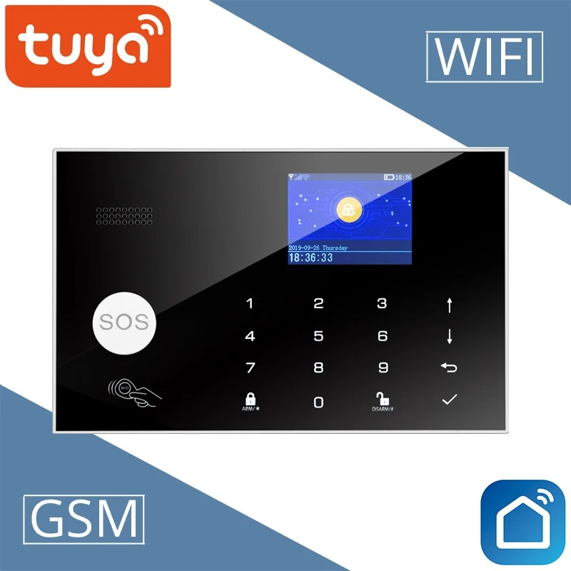 W7B Wireless Wired Alarm Syste - Home Security Zones avaliação e preço