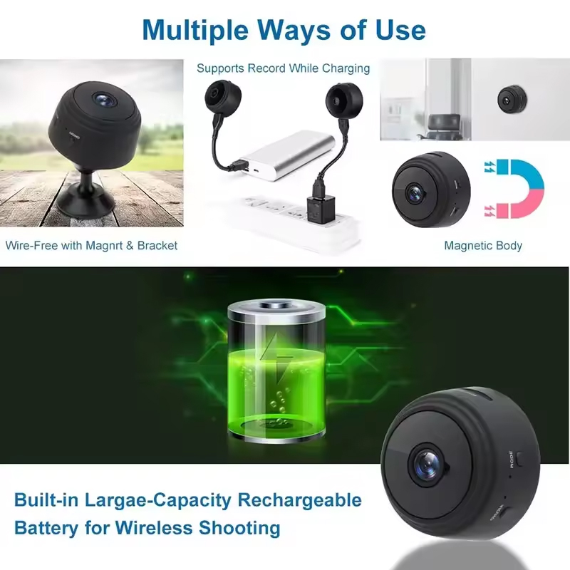 1080P HD Mini WiFi Camera Baby - Home Security With Cameras avaliação e preço