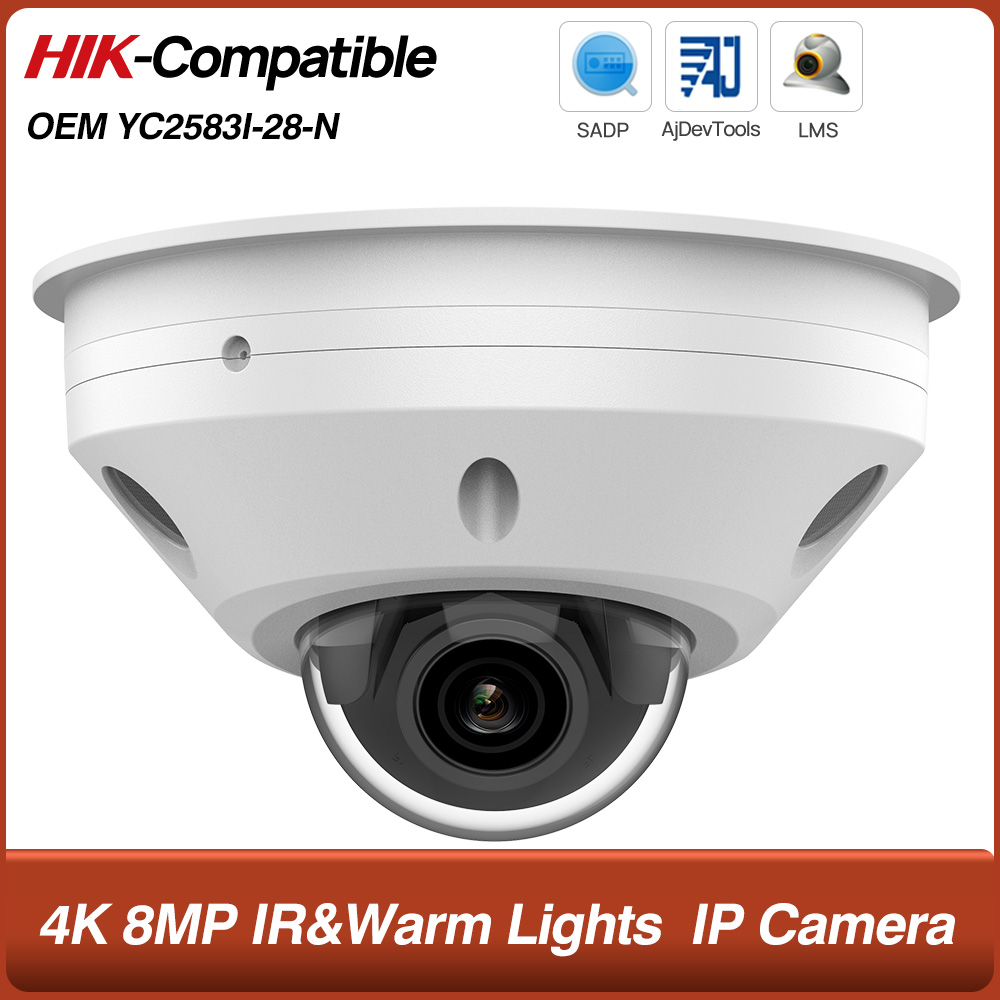4K 8MP POE IR&Warm Lights fish - Home Security Hikvision avaliação e preço