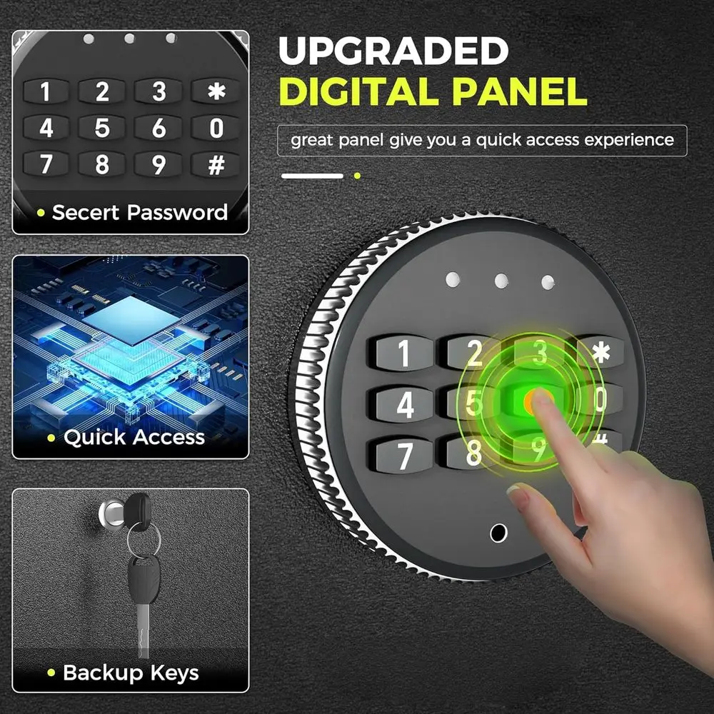 Secure Firearm Safe 10-15 Capa - Home Security Gun avaliação e preço