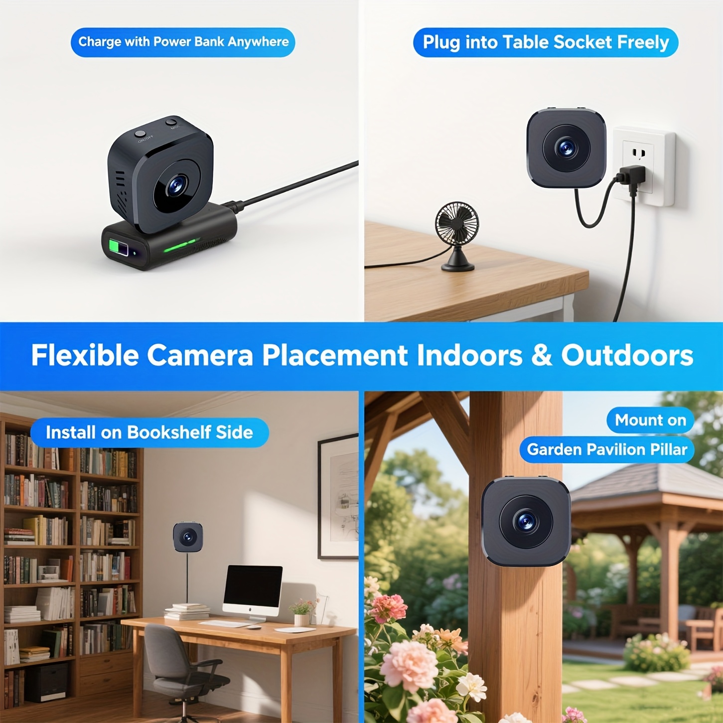 1080P HD Mini WiFi Camera Indo - Home Security With Cameras avaliação e preço