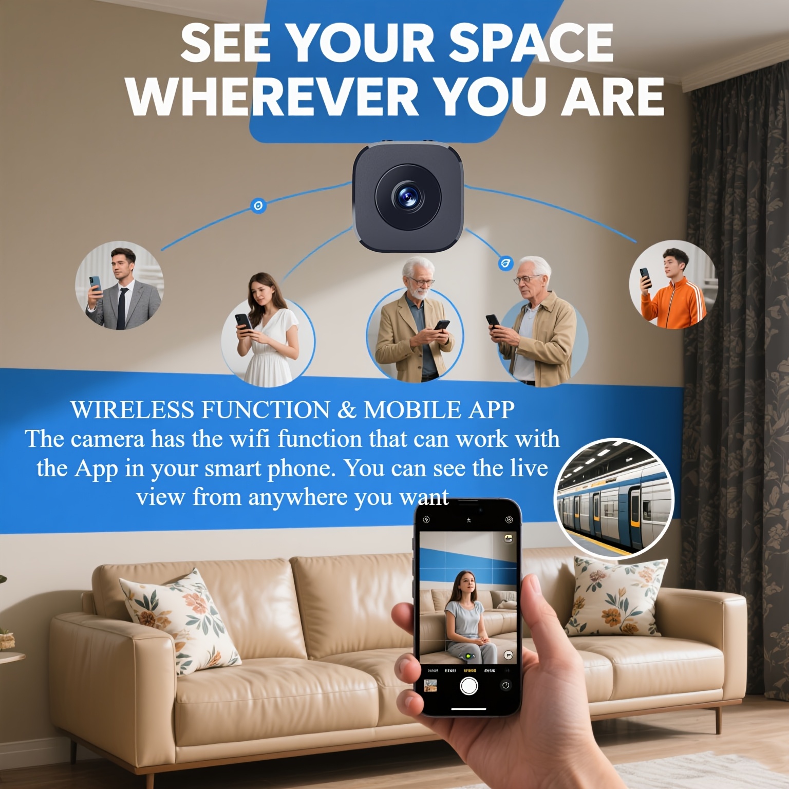 1080P HD Mini WiFi Camera Indo - Home Security With Cameras avaliação e preço
