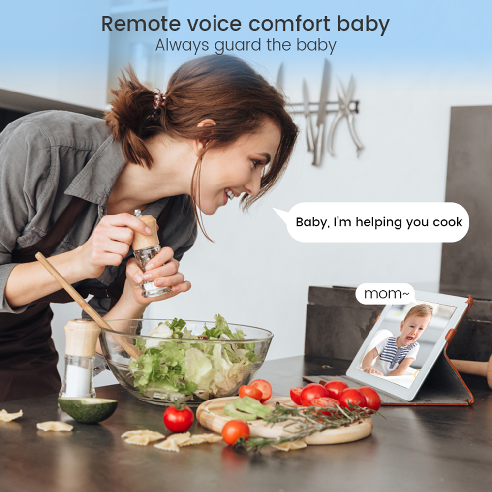 4MP WiFi xiaovv indoor Baby Mo - Home Security Premium avaliação e preço