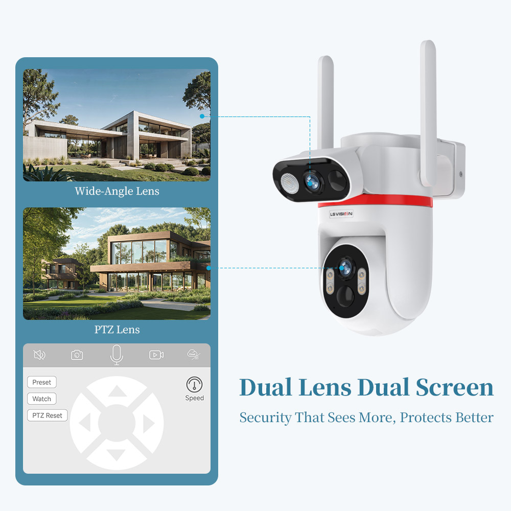 LS VISION Solar Security Camer - Home Security Zones avaliação e preço