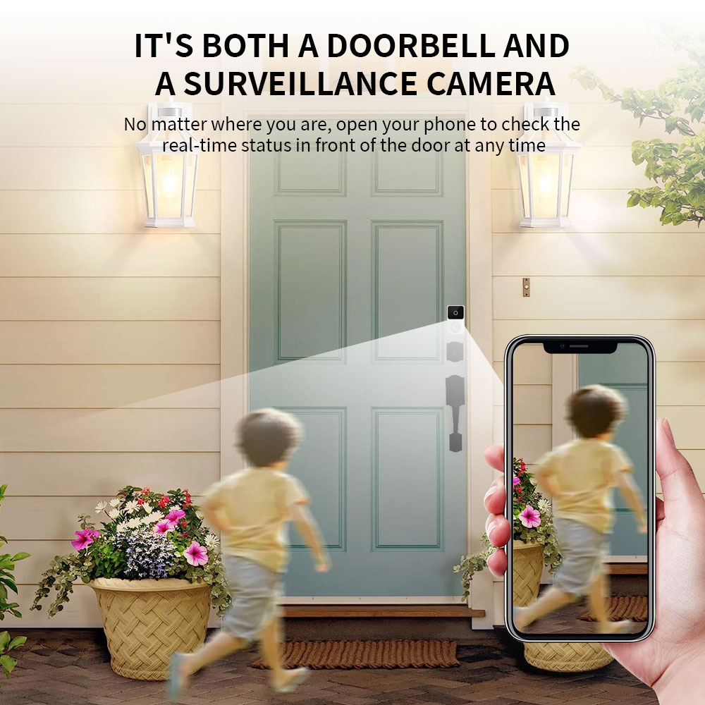 M8 Wireless Smart Video Doorbe - Home Security Premium avaliação e preço