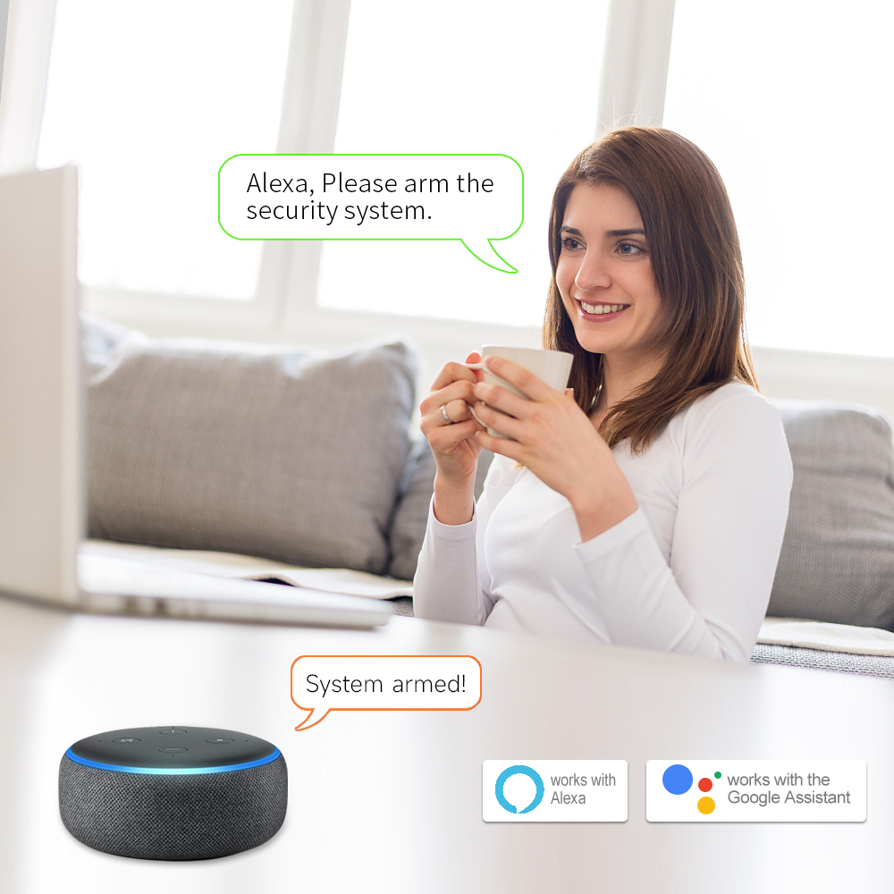 7 Inch Display Screen Full Tou - Home Security Zones avaliação e preço