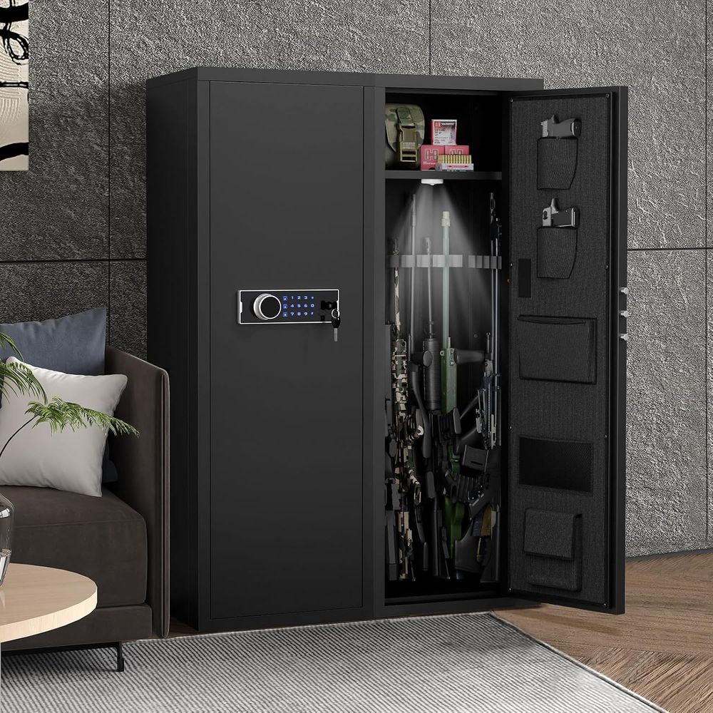 Sturdy 5-8 Gun Security Cabine - Home Security Gun avaliação e preço