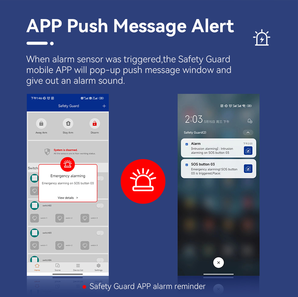 Smart Home Alarm System Suppor - Home Security Zones avaliação e preço