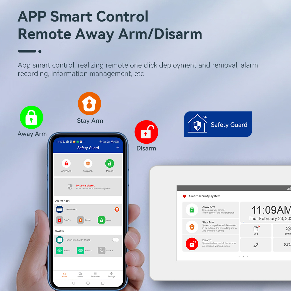 Smart Home Alarm System Suppor - Home Security Zones avaliação e preço