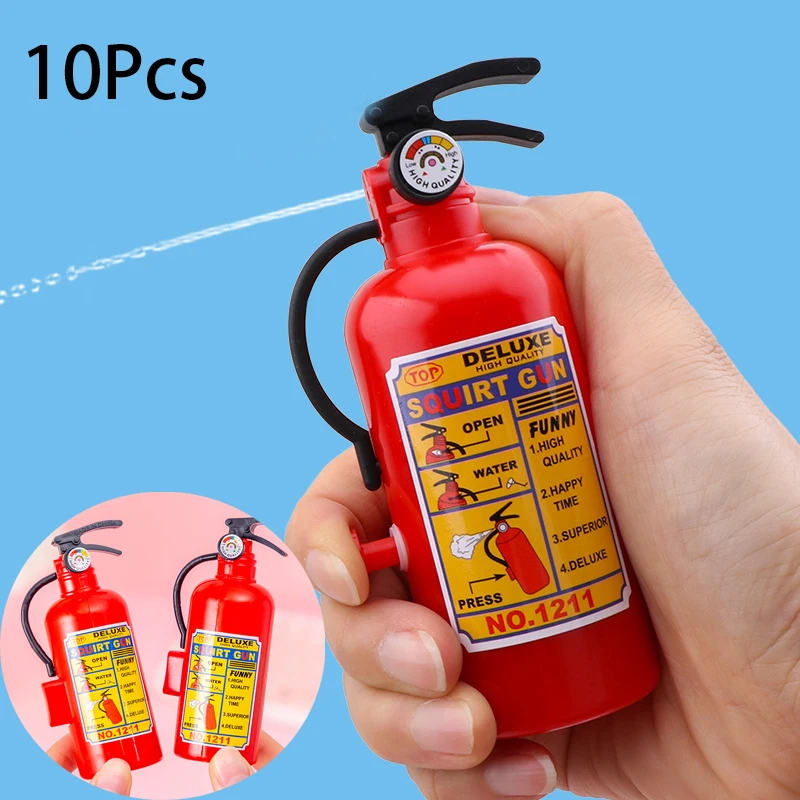 10Pcs Creative Mini Fire Extin - Home Security Gun avaliação e preço