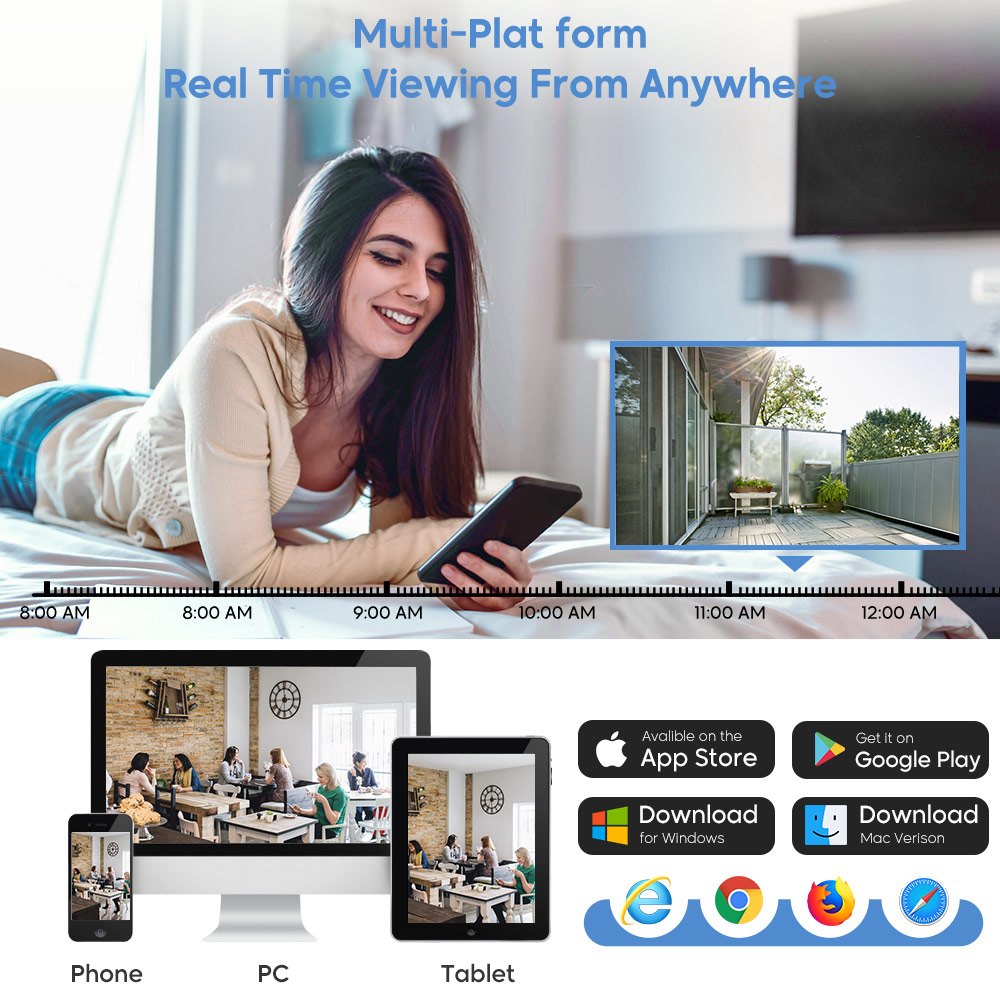 Hikvision Compatible 8MP 4K IP - Home Security Hikvision avaliação e preço