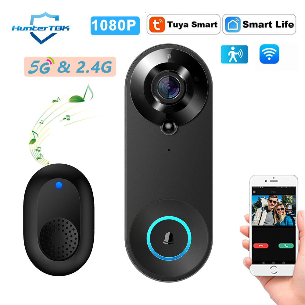 5G 2.4G WiFi Video Doorbell 10 - Home Security Premium avaliação e preço
