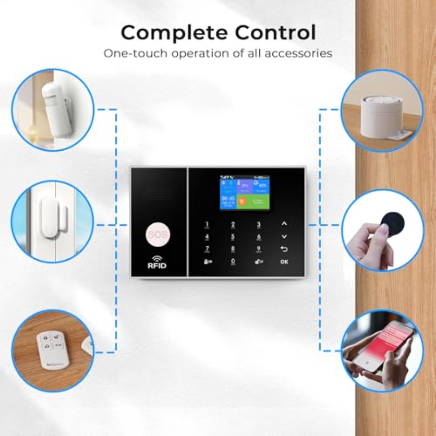 Home security alarm system wit - Home Security Zones avaliação e preço