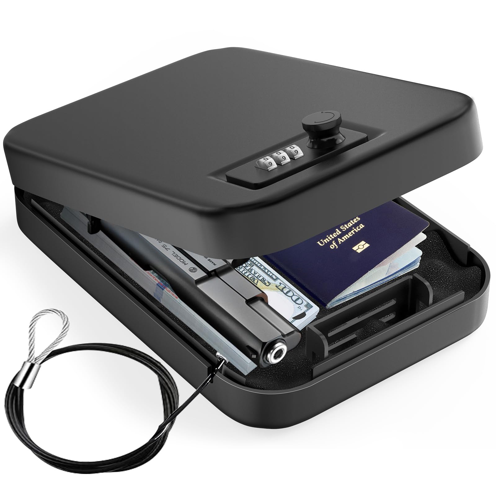 Security Safe Box Personal Saf - Home Security Gun avaliação e preço