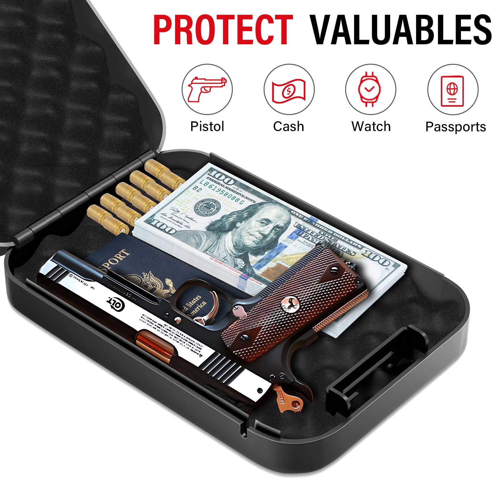 Security Safe Box Personal Saf - Home Security Gun avaliação e preço