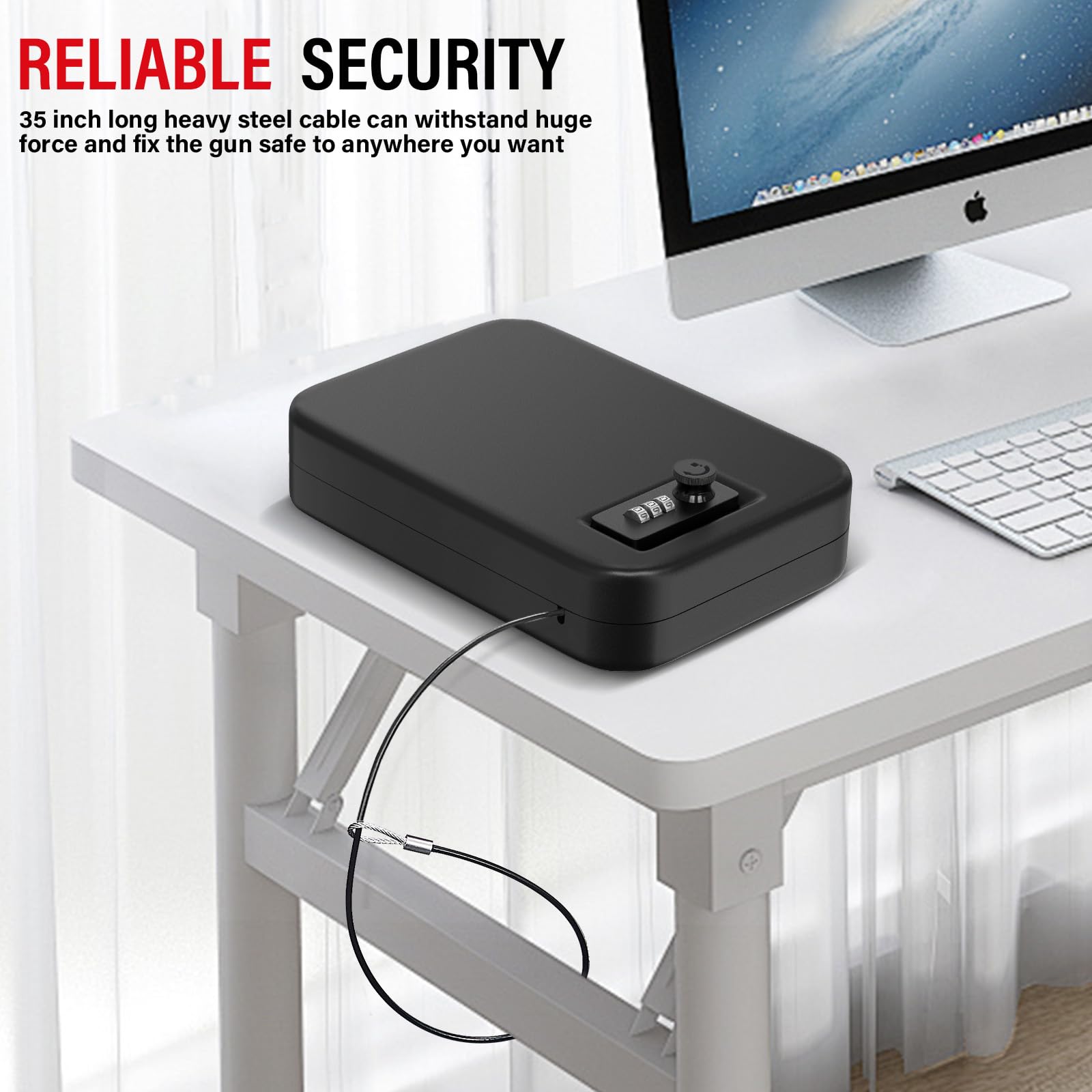 Security Safe Box Personal Saf - Home Security Gun avaliação e preço