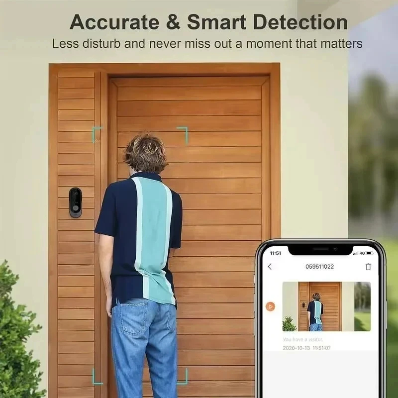 Tuya WIFI Camera Doorbell HD V - Home Security Premium avaliação e preço