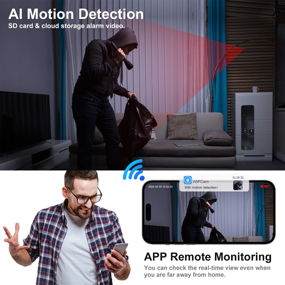 1080P DIY Mini Wifi Camera 32G - Home Security Premium avaliação e preço