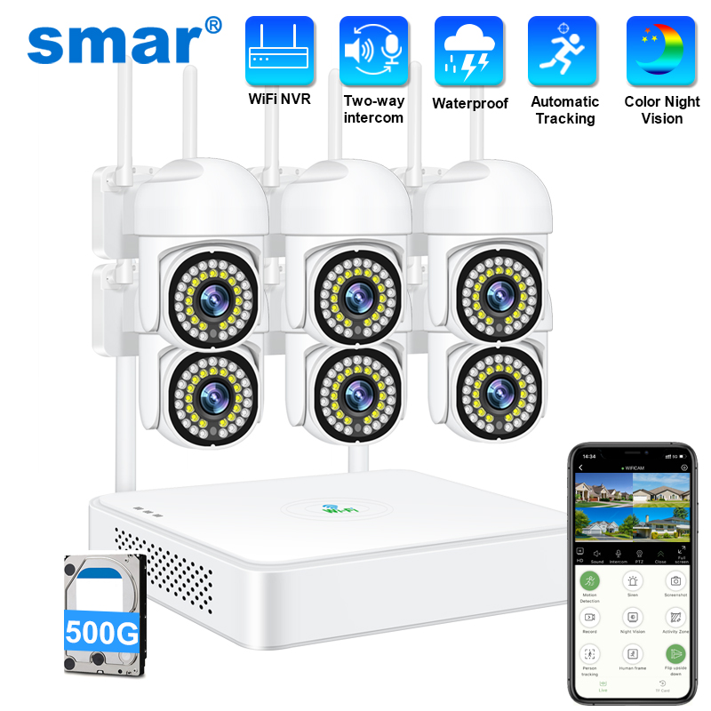 Smar 3MP Wireless CCTV Securit - Home Security Premium avaliação e preço