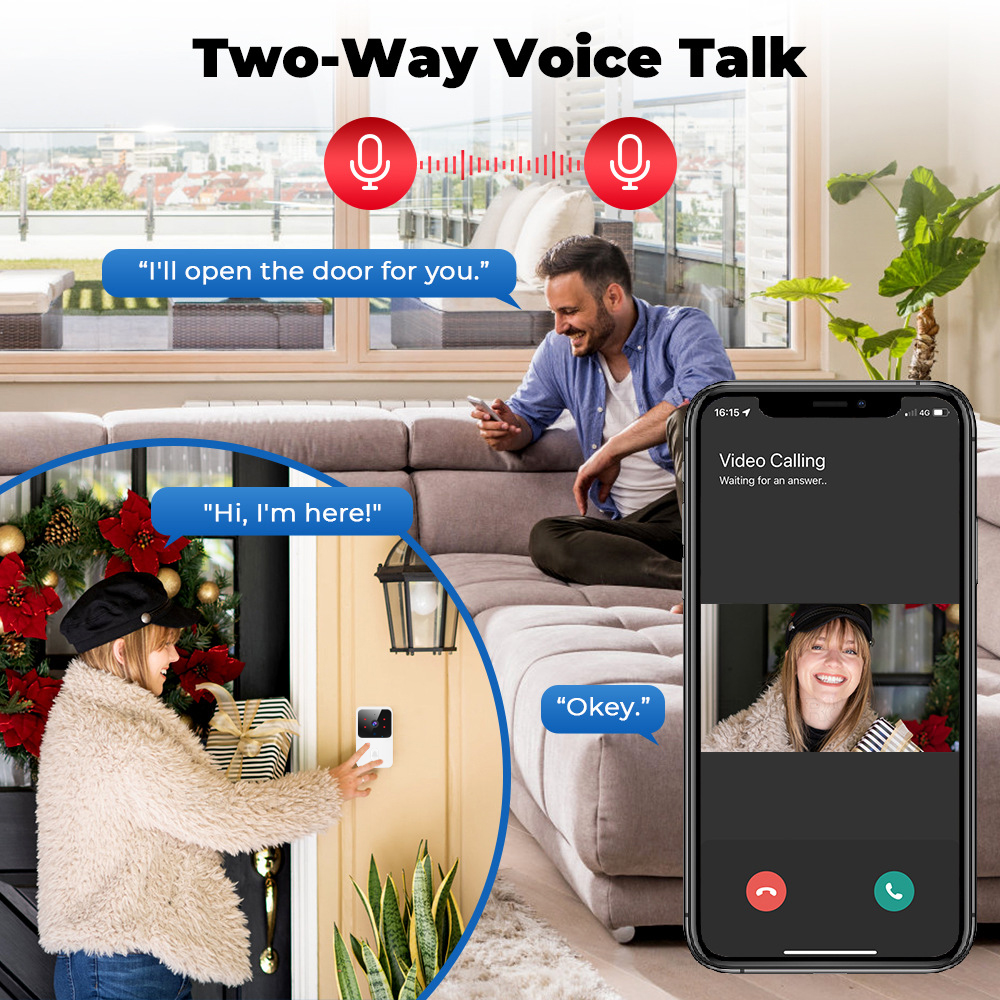 Tuya WiFi Video Doorbell Wirel - Home Security Premium avaliação e preço