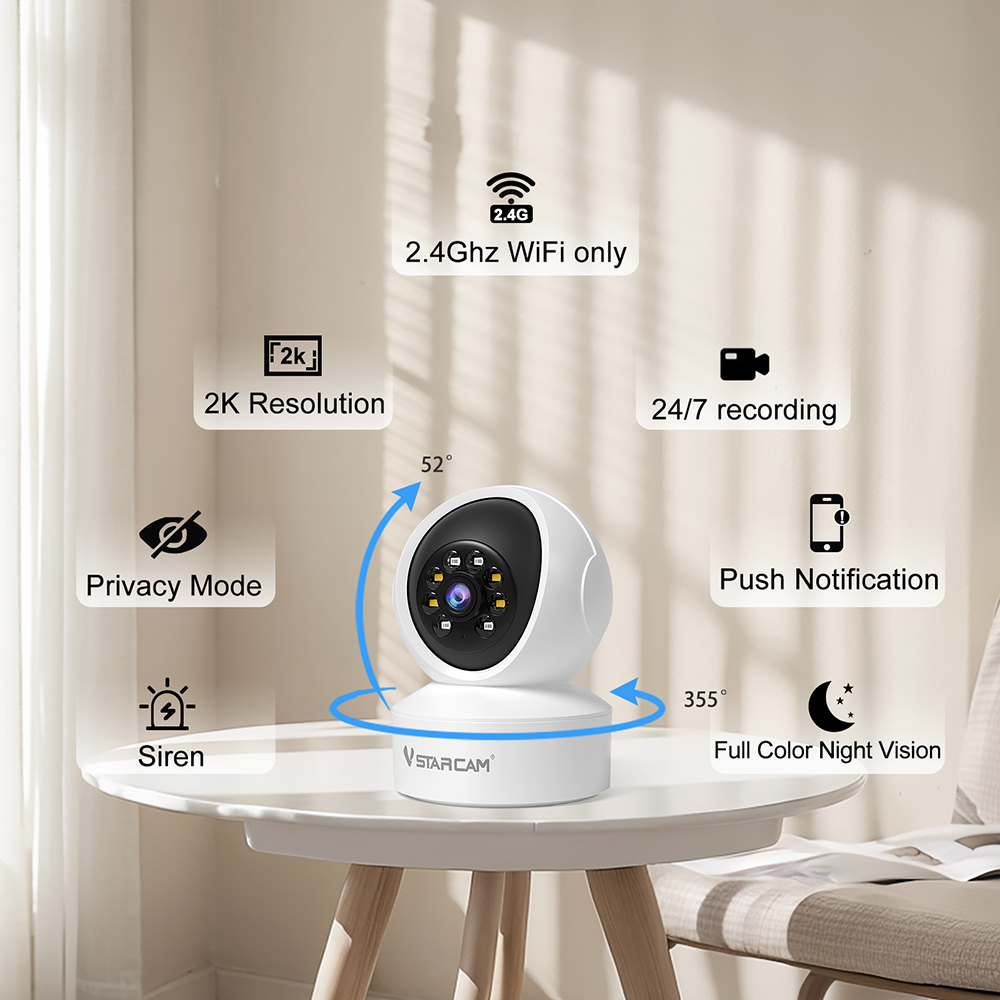 Vstarcam Indoor Security Camer - Home Zone Security Camera avaliação e preço