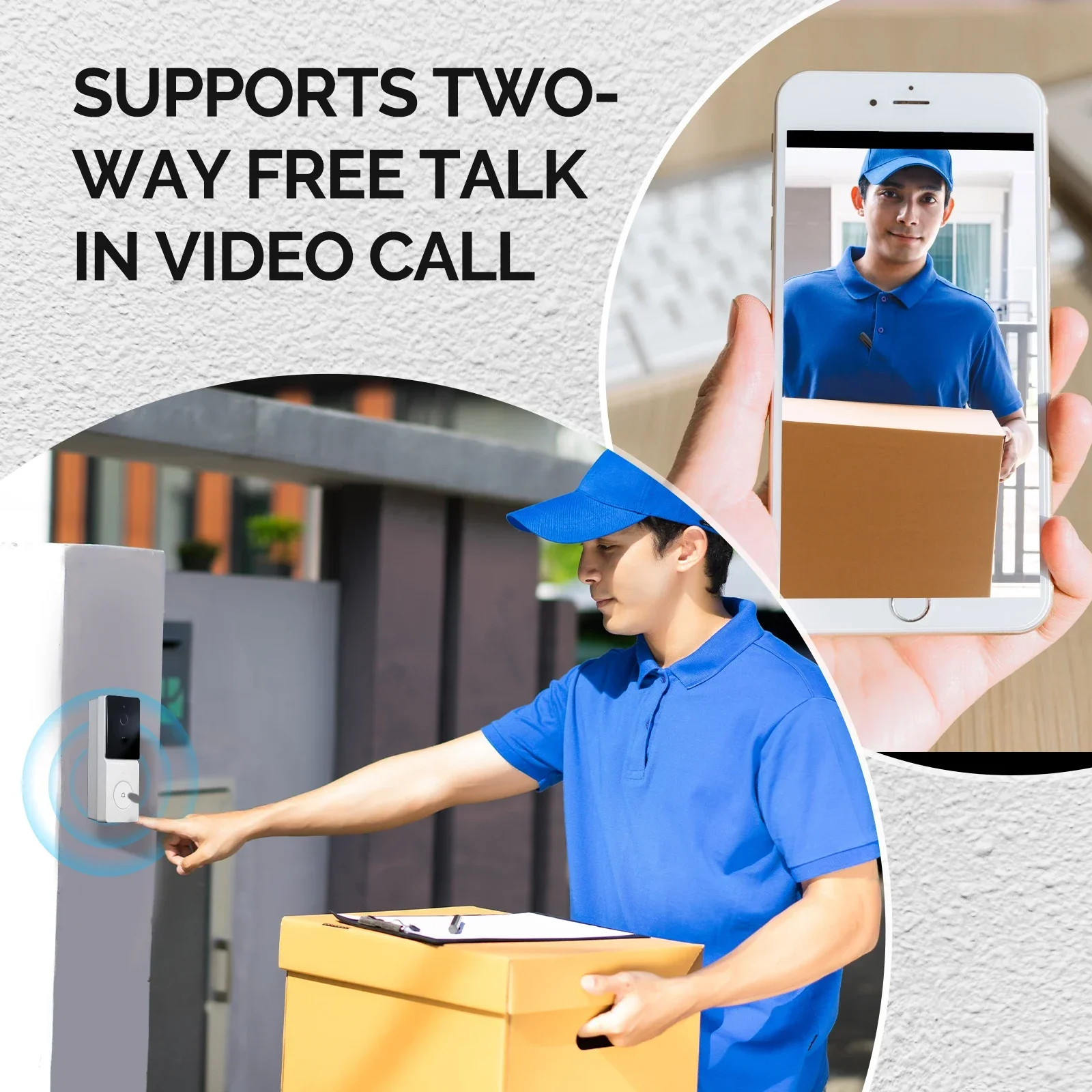 MOES Tuya Smart WiFi Video Doo - Home Security Premium avaliação e preço